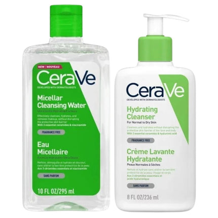 CeraVe Hydrating Cleansing Set - 295+236ml