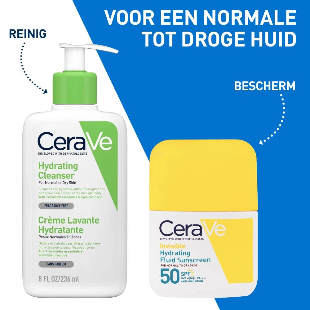 CeraVe Invisible Hydrating Fluide Sunscreen SPF50 - 50ml