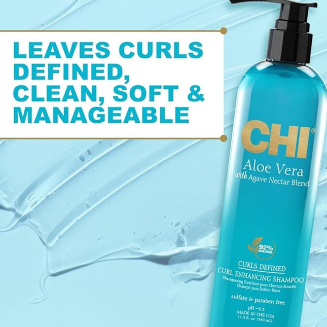 CHI Aloe Vera Curl Enhancing Shampoo