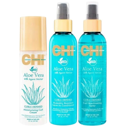 CHI Aloe Vera Curl Styling Set - 2x177+147ml