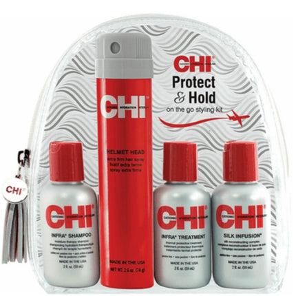 CHI Protect & Hold Travel Kit - 59ml+59ml+59ml+74gr.