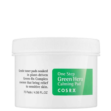 COSRX One Step Green Hero Calming Cleaning Pad - 70pcs