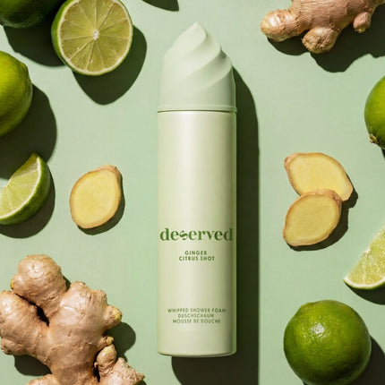 Deserved Deserved Shower Foam Ginger Citrus Shot - 250ml