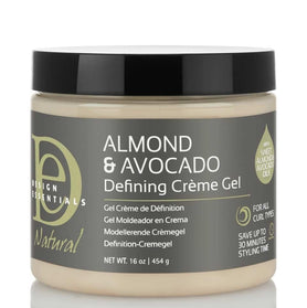 Design Essentials Natural Almond & Avocado Curl Defining Creme Gel - 473ml