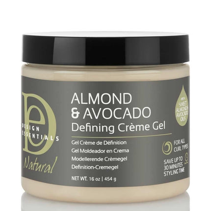Design Essentials Natural Almond & Avocado Curl Defining Creme Gel - 473ml