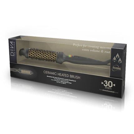 Diva Pro Radiant Shine Keramische Warmteborstel - 30mm