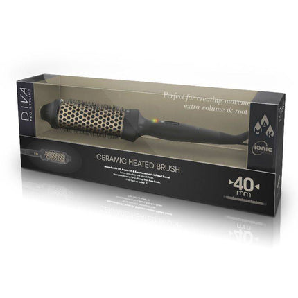 Diva Pro Radiant Shine Keramische Warmteborstel - 40mm