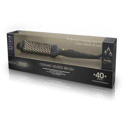 Diva Pro Radiant Shine Keramische Warmteborstel - 40mm