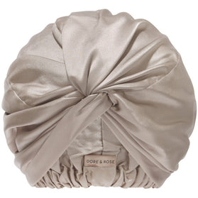 Dore & Rose Premium Silk Bonnet Taupe