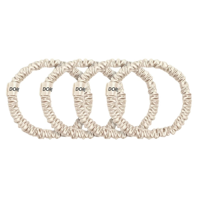 Dore & Rose Scrunchie Set Champagne - 4x1cm