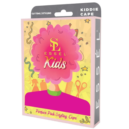 Essel Perfect Pink Styling Cape met drukknopen- 91x74cm