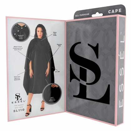 Essel The Hands Out Kapmantel - Zwart