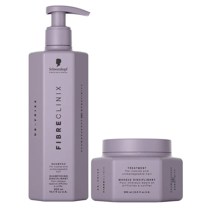 Fibre Clinix De-Frizz Treatment Set - 300+250ml