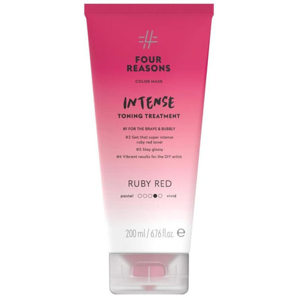Four Reasons Color Mask Intense Toning Treatment Ruby Red - 200ml