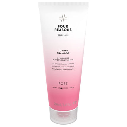 Four Reasons Color Mask Toning Shampoo Rose - 250ml