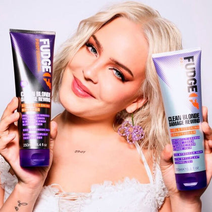 Fudge Clean Blonde Violet Duo Pack - 2x250ml