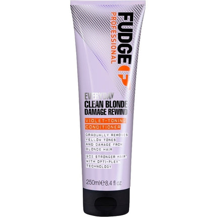 Fudge Everyday Clean Blonde Damage Rewind Violet Set - 2x250ml