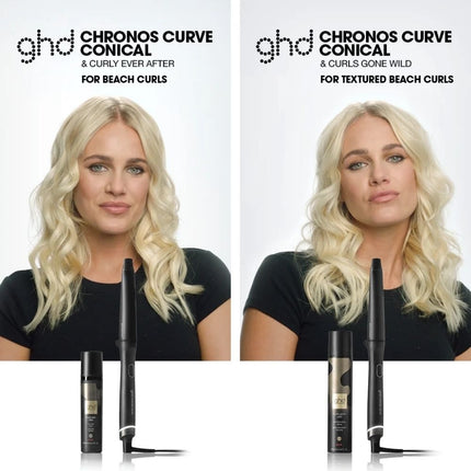GHD Chronos Curve Conical  Wand Curling Iron - 28-23mm