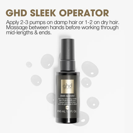 GHD Wet & Dry Smoothing Oil Elixir - Sleek Operator 45ml