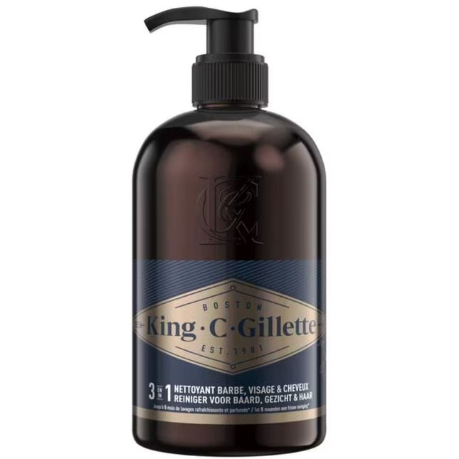 Gillette King C. Gillette Beard and Face Cleanser - 350ml