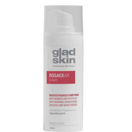 Gladskin Rosacear Cream Reduce Rosacea Symptoms - 30ml