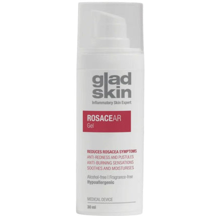 Gladskin Rosacear Gel Reduce Rosacea Symptoms - 30ml