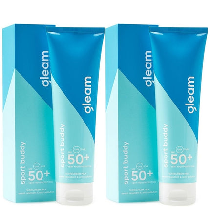 Gleam Sunscreen Milk SPF50+ Sport Buddy - 125ml