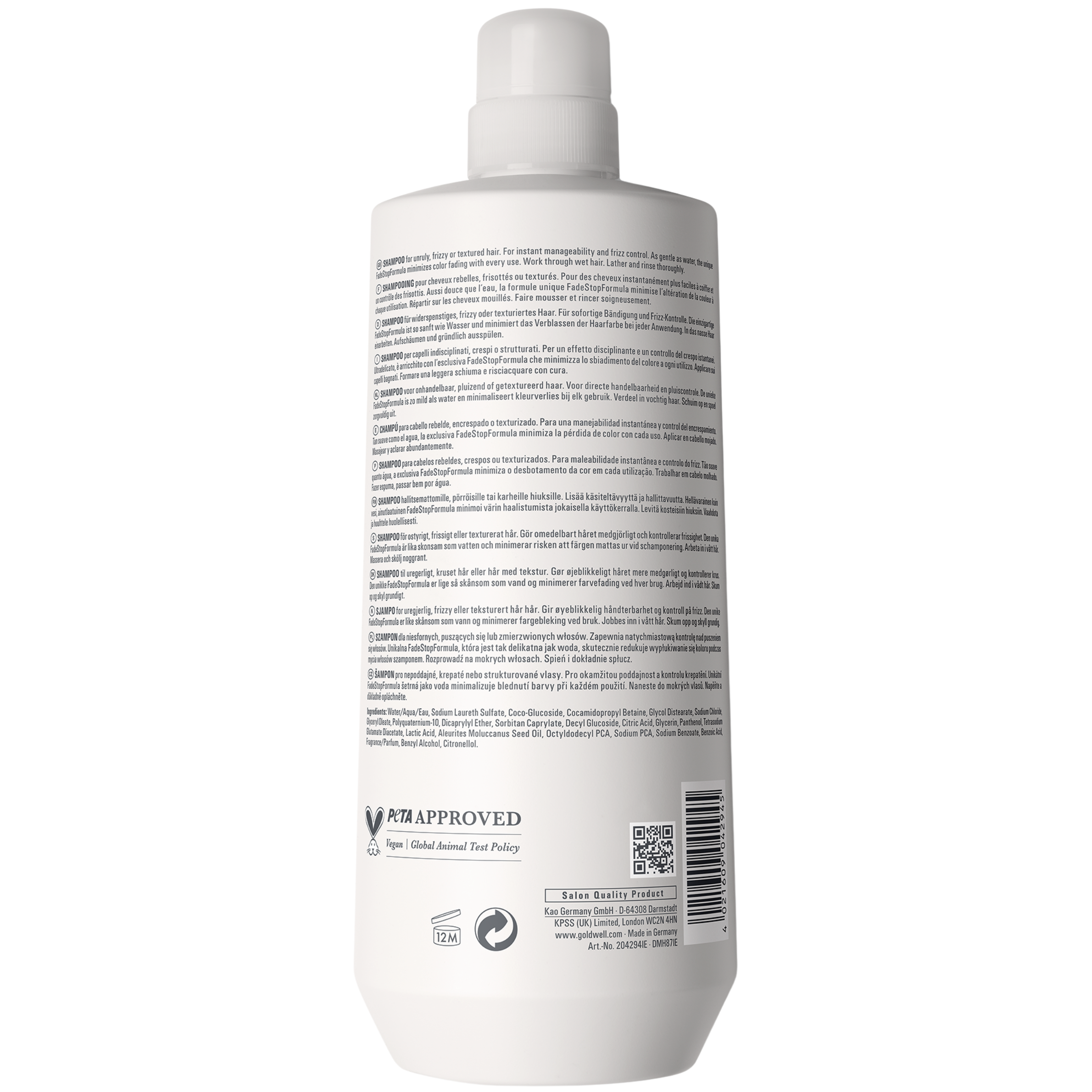 Goldwell Just Smooth Taming Shampoo