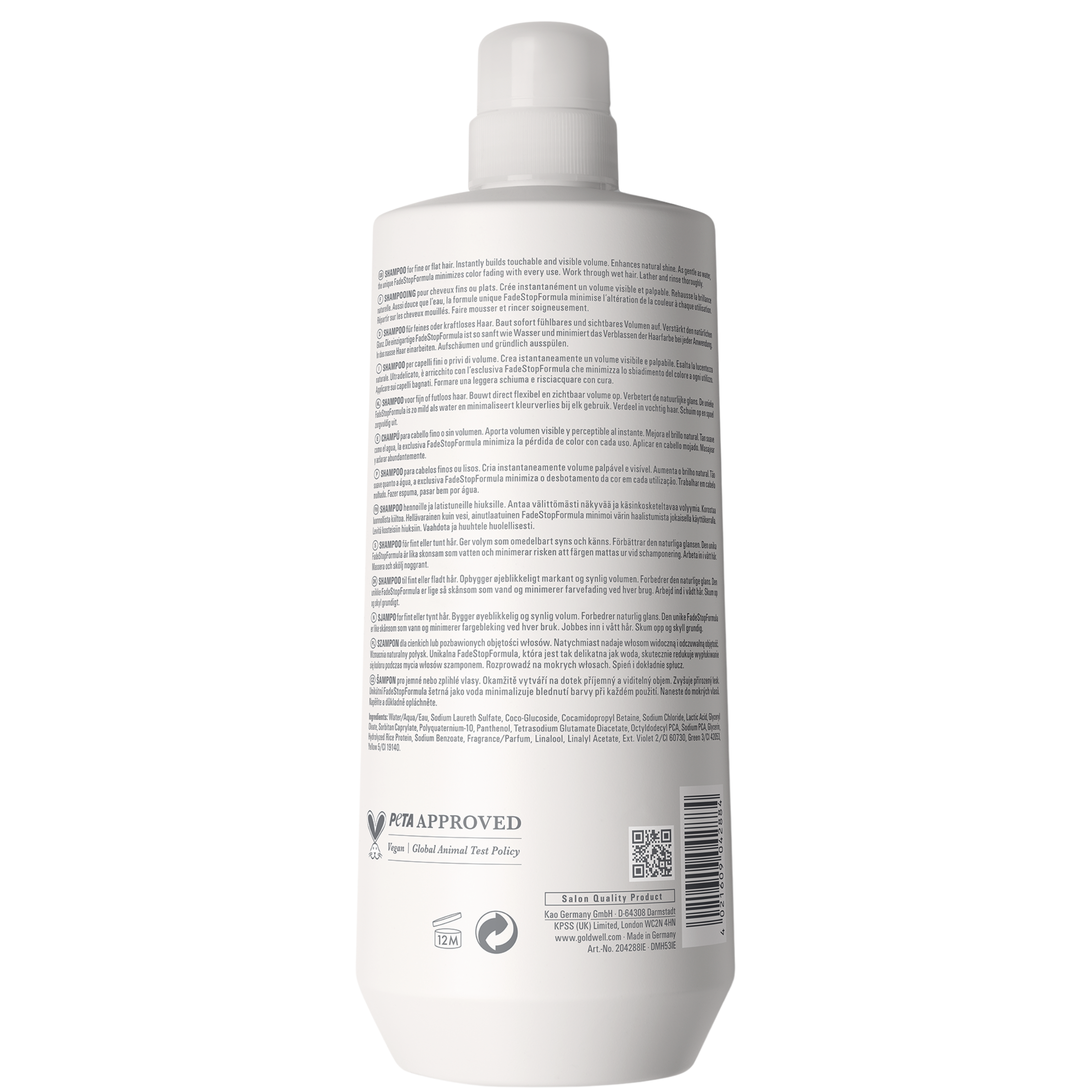 Goldwell Ultra Bodifying Volume Shampoo