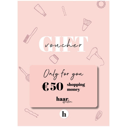 Haarspullen Cadeaubon