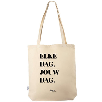 Haarspullen Canvas Bag - Elke dag, jouw dag