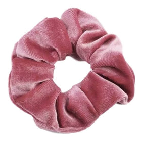Haarspullen Scrunchie Velvet Roze
