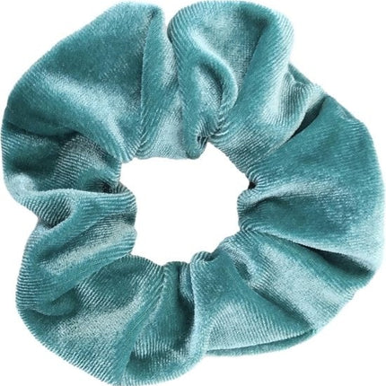 Haarspullen Scrunchie Velvet Turqoise