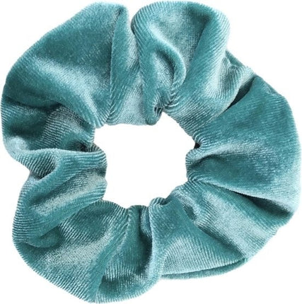 Haarspullen Scrunchie Velvet Turqoise