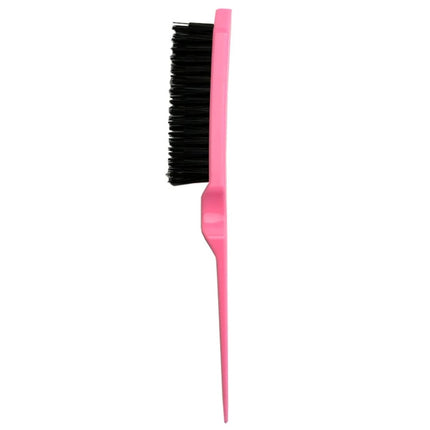Haarspullen Slick Back Borstel - roze