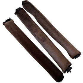 Haarspullen Velvet Heatless Curls Brown - 3pcs