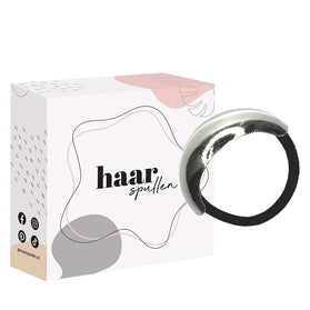 Haarspullen Zilveren Haar Elastiek