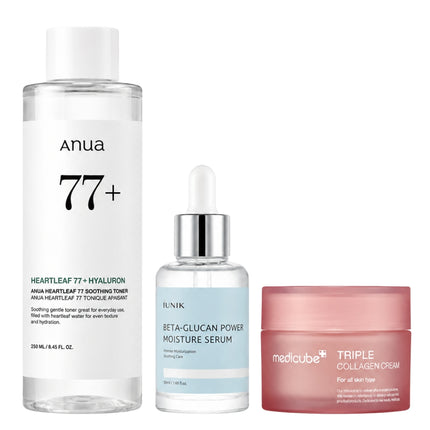 Haarspullen.nl Glass Skin Glow Routine - 100ml+50ml+50ml