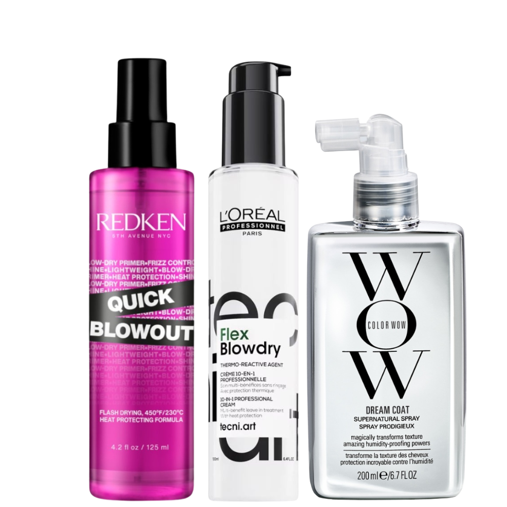 Haarspullen.nl Pre Blow-Dry Essentials Set - 200+150+125ml