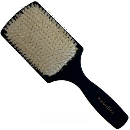 Haarspullen.nl (Zonder verpakking) KASHŌKI Smooth White Detangler Paddle Haarborstel