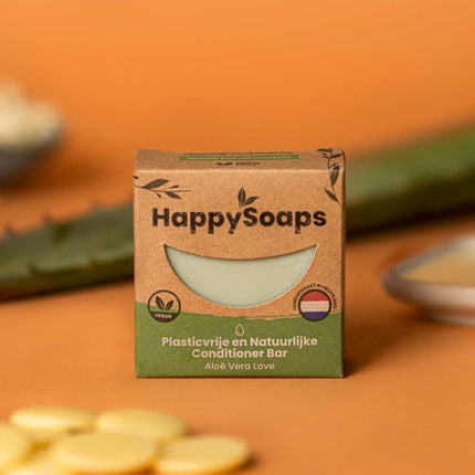 HappySoaps Aloë Vera Love Conditioner Bar - 65g.
