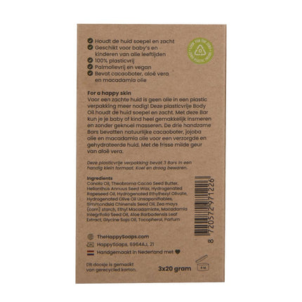 HappySoaps Baby & Kids Oil Bar Aloe You Vera Much - 80g