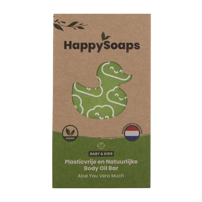 HappySoaps Baby & Kids Oil Bar Aloe You Vera Much - 80g