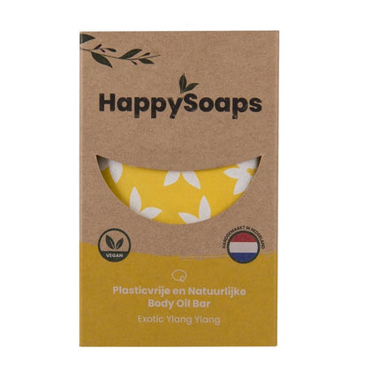 HappySoaps Body Oil Bar Exotic Ylang Ylang  - 70g