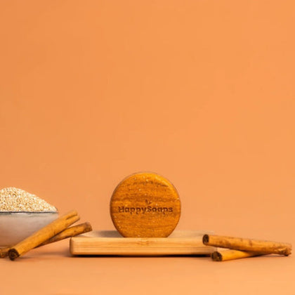 HappySoaps Cinnamon Roll Shampoo Bar - 70g.