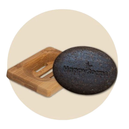 HappySoaps Face & Body Scrub Bar Scrubpuccino - 70gr