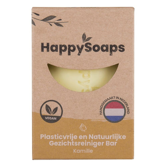 HappySoaps Gezichtsreiniger Bar Kamille - 70g