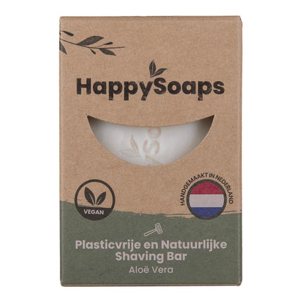 HappySoaps Happy Shaving Bar Aloe Vera - 80g