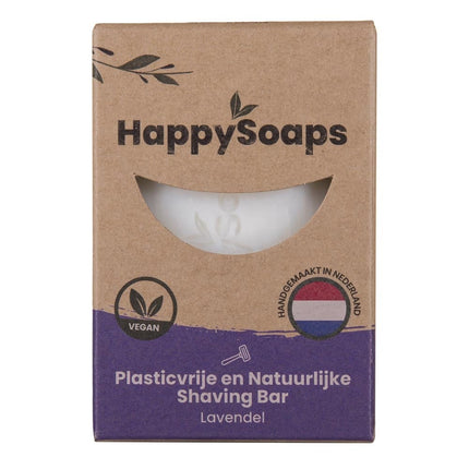 HappySoaps Happy Shaving Bar Lavendel - 80g