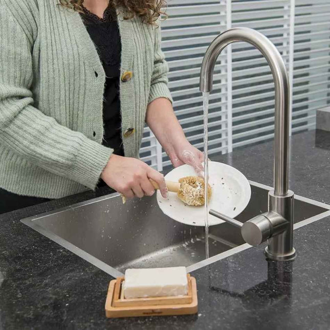 HappySoaps Houten Uitlekbakje Afwaszeep